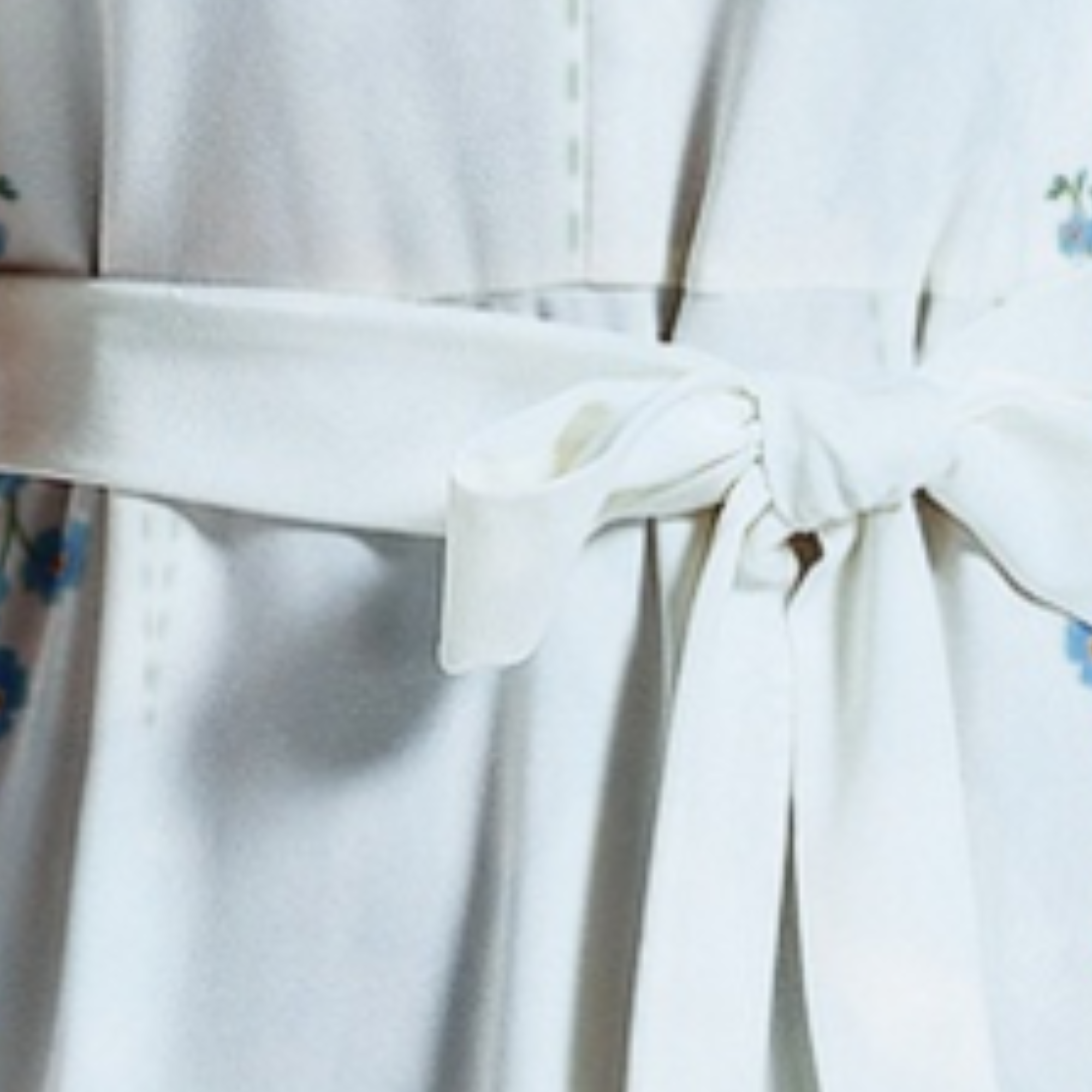 Notched Belted Dress Blue| Soft Bloom Silhouette | Lunthia Edition